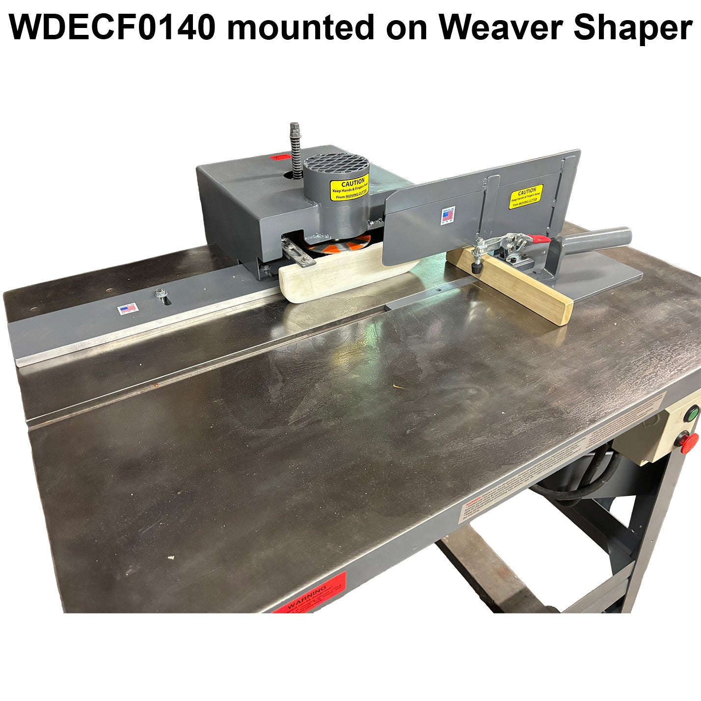 Continuous 40" Door Edge Setup - For Weaver Shapers - Fence - Professional Setup for Industrial Woodworking