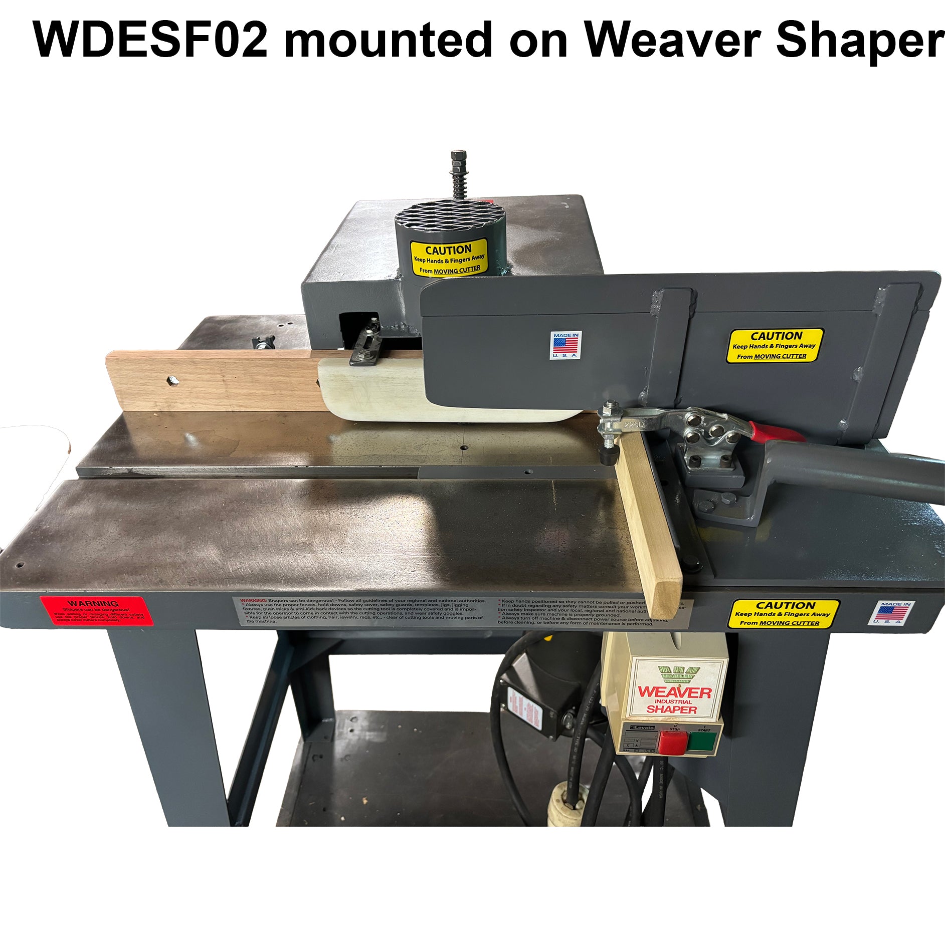 Split Door Edge Setup - For Weaver Shapers - Fence - Professional Setup for Industrial Woodworking
