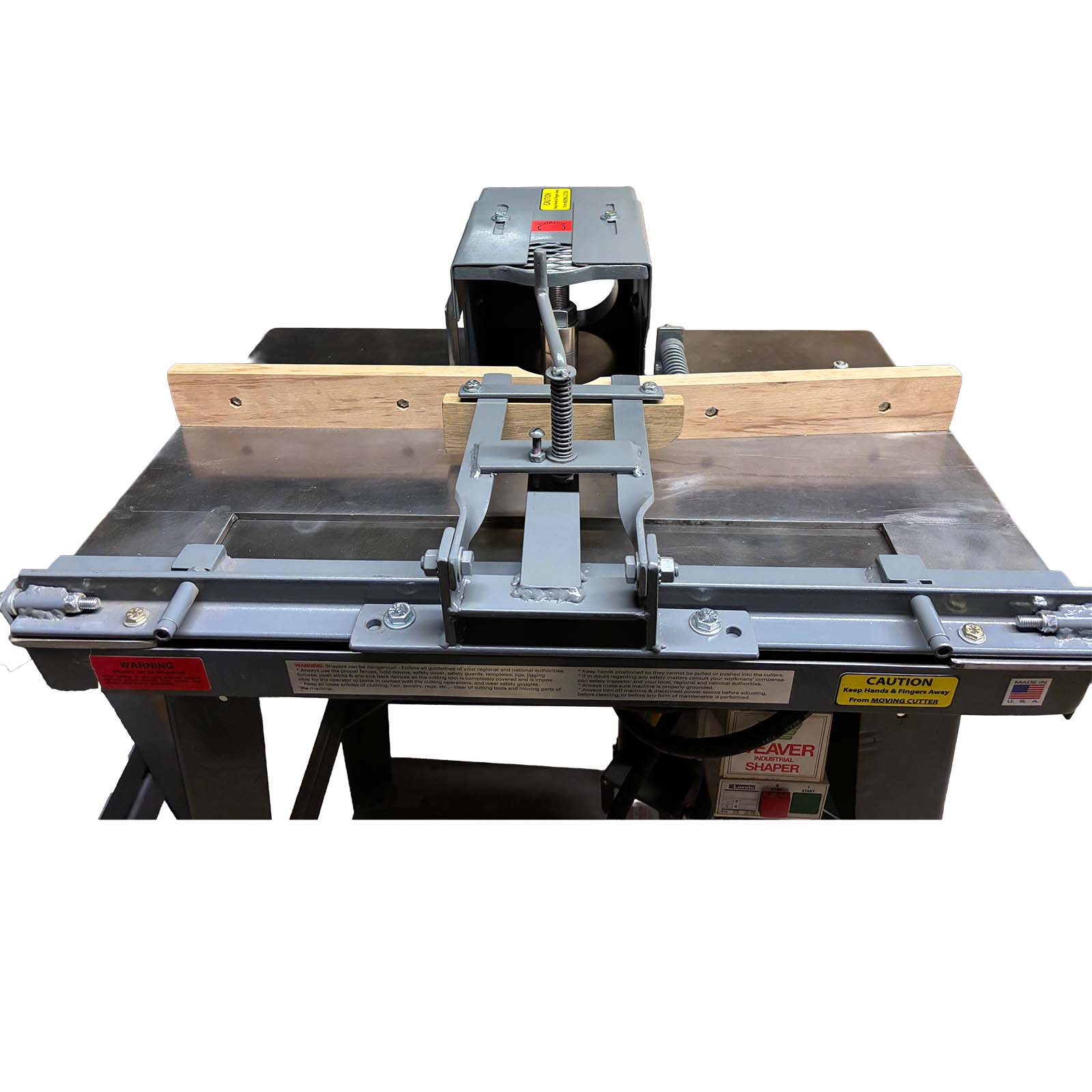 No Straight Sticking Setup - For Weaver Shaper - Sticker Plate - Professional Setup for Industrial Woodworking