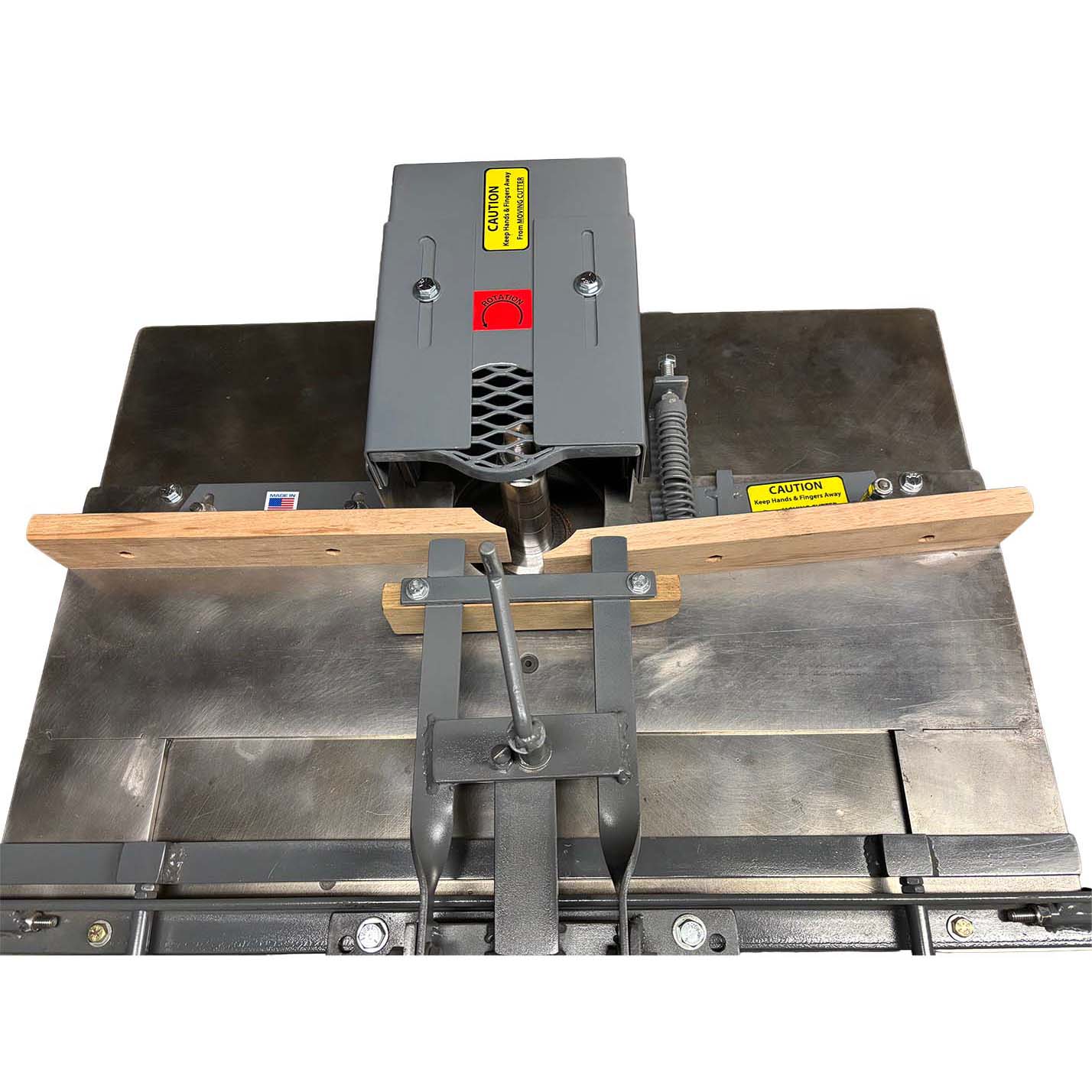 No Straight Sticking Setup - For Weaver Shaper - Sticker Plate - Professional Setup for Industrial Woodworking